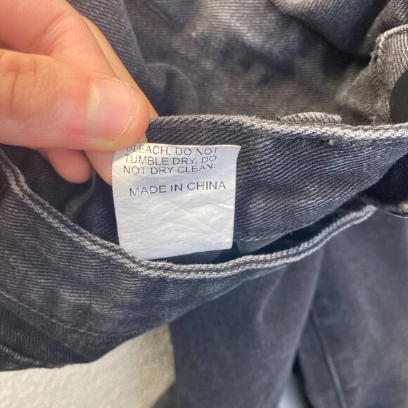 Romwe Grundge Gothic Black Skull Jeans Size Small,Y2K,Teens,High‎ Rise - Picture 9 of 15